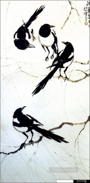 Xu Beihong empanadas de tinta china vieja Pinturas al óleo